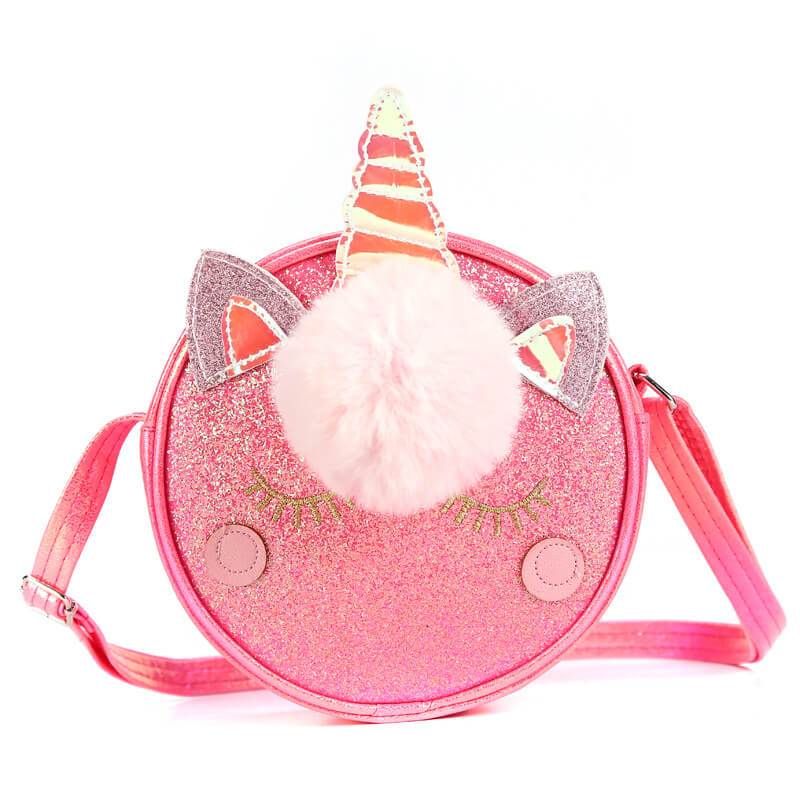 Unicorn Shape Pompon Decor Crossbody Bags | SandyKandy Limited Co