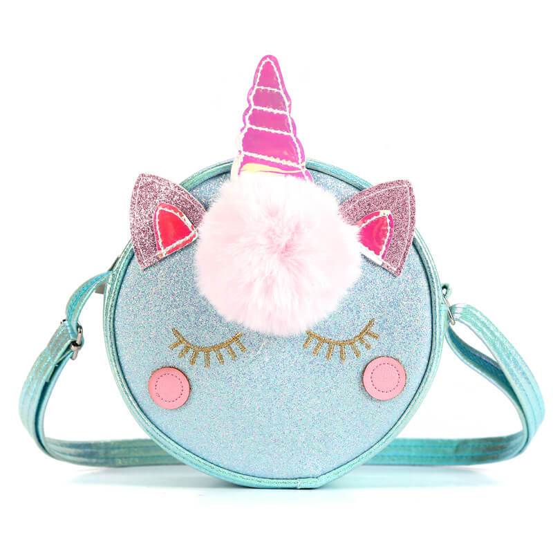 Unicorn Shape Pompon Decor Crossbody Bags | SandyKandy Limited Co